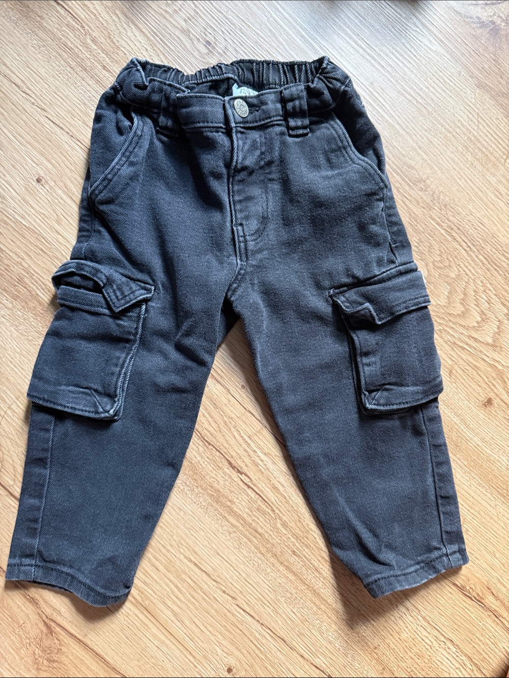 Zara Kids Cargo Pants - Black 18/24m